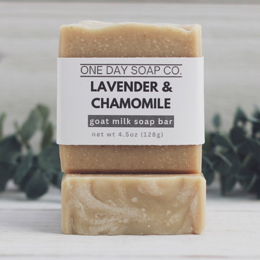 Lavender & Chamomile Goat Milk Soap Bar