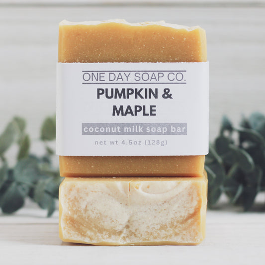 Pumpkin & Maple Coconut Milk Soap Bar