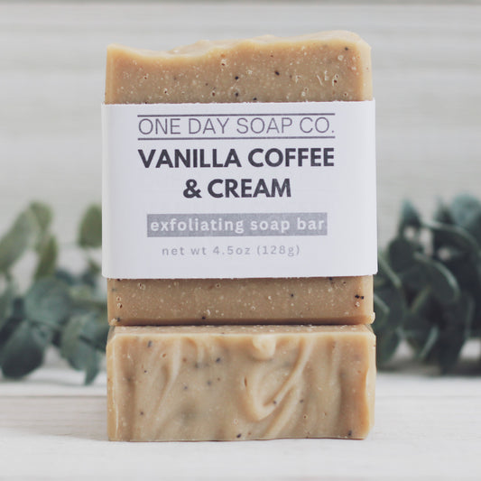 Vanilla Coffee & Cream Exfoliating Milk Soap Bar